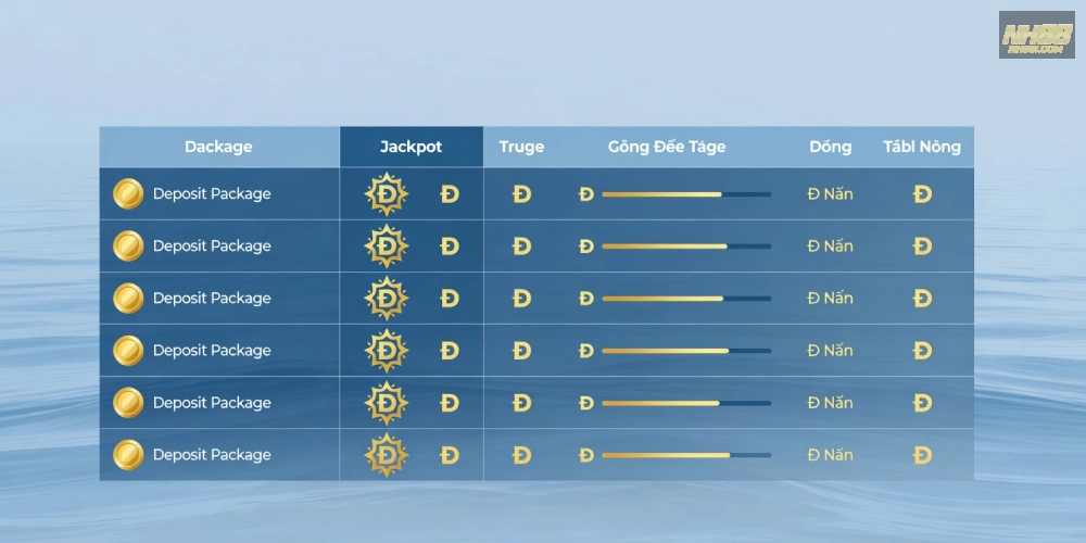 Bảng giá chi tiết các gói nạp tiền cho bắn cá nổ hũ nh88 cập nhật năm 2025