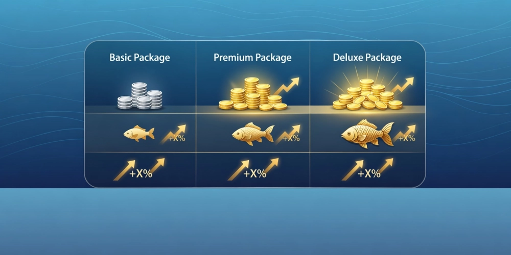 Bảng giá chi tiết các gói nạp và thưởng cho bắn cá xèng nh88 năm 2025