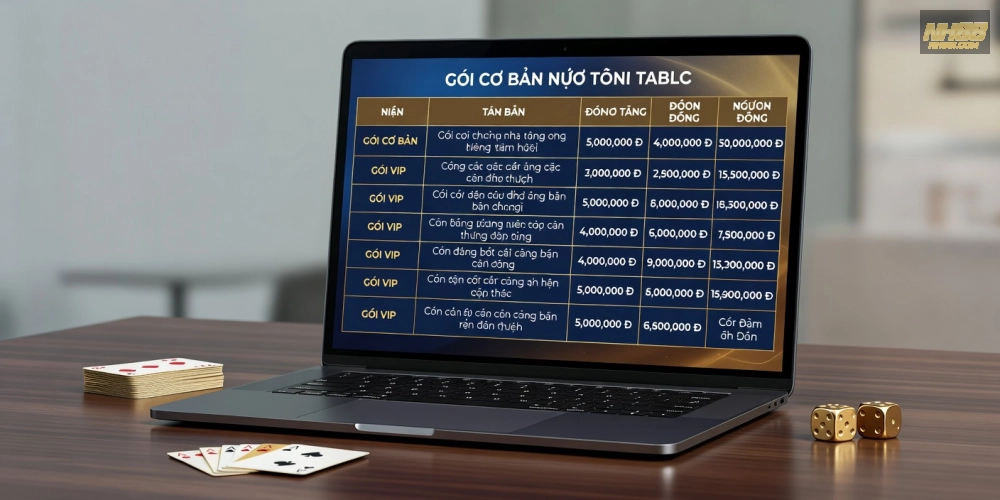 Bảng giá chi tiết các gói dịch vụ casino nh88 cập nhật năm 2025 với ưu đãi hấp dẫn