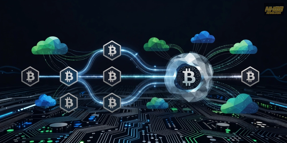 Hình minh họa khái niệm hướng dẫn đào Bitcoin trên nền tảng NH88 chuyên nghiệp và dễ hiểu.