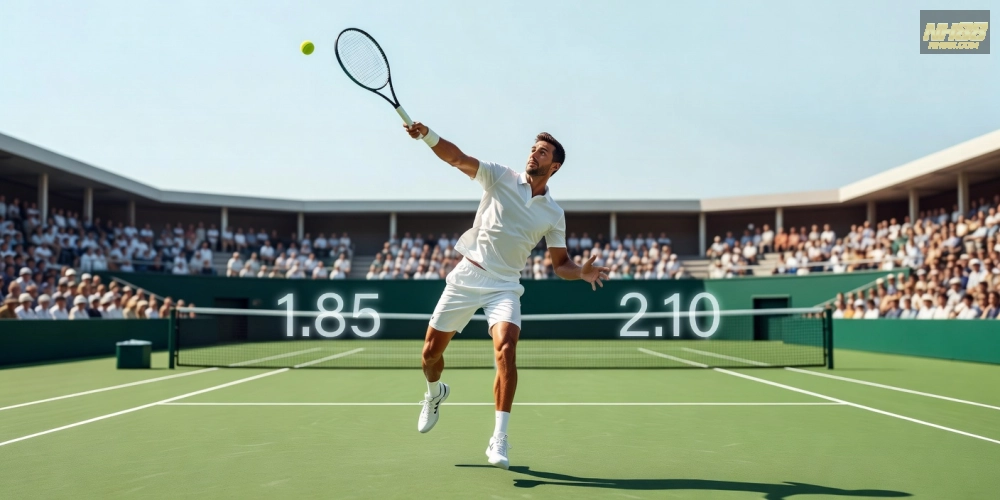 Caption: Hình ảnh minh họa cá cược tennis Grand Slam trên nền tảng NH88 với tỷ lệ cược cao