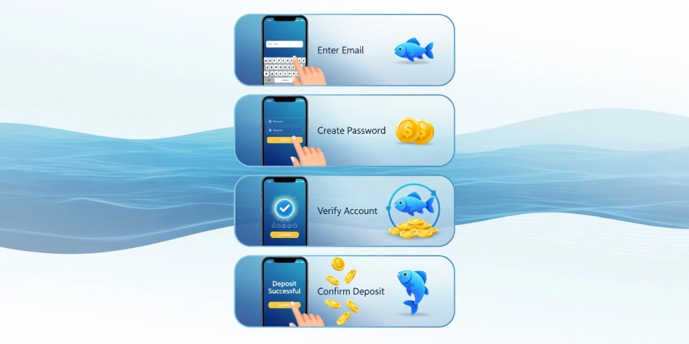 Hướng dẫn từng bước đăng ký và chơi bắn cá vàng nh88 an toàn từ A đến Z