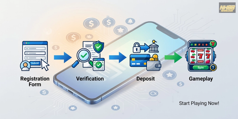 Hướng dẫn từng bước đăng ký và chơi nổ hũ uy tín nh88 từ A đến Z