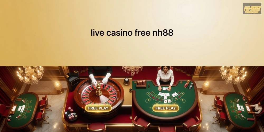 Giới thiệu khái niệm live casino free nh88 với dealer chuyên nghiệp và giao diện hiện đại